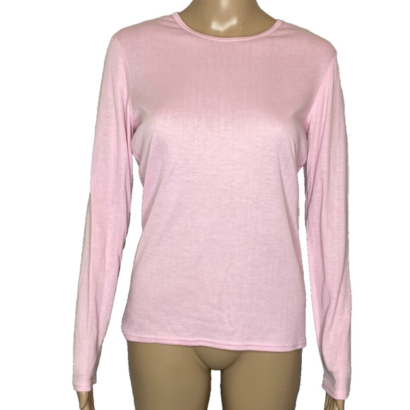 Women's Hot Chilly's Pepper Pink Polyester Long Sleeve Base Layer - Picture 1 of 5
